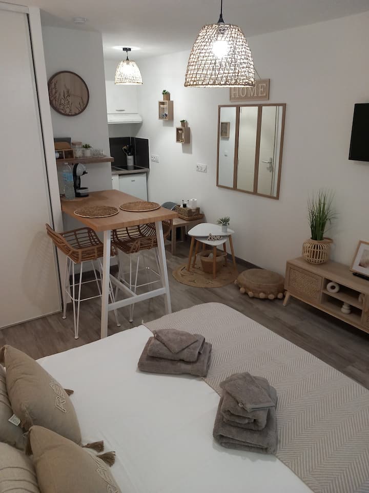 Studio Cosy Aix Piscine Et Terrasse - Éguilles