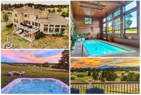 Luxury Mansion - Heated Indoor Pool/Spa/Games/View