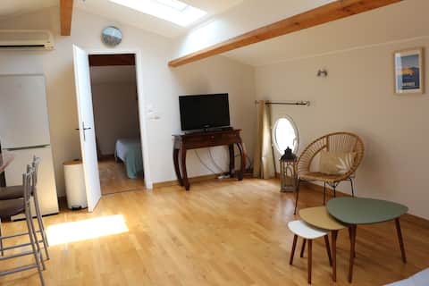 Top Airbnb: The LOFT (60 square meters, parking), La Bastide de la Brague à Antibes