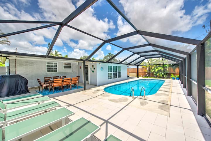 Heated Florida Pool Home - Flamingo Times - 那不勒斯