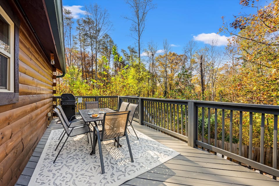 A pine cabin with a basement theater, Sevierville, Tennessee, United States, photo 8 of 10