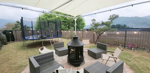 [Gapyeong Harry's] Quiet private pension for a large family of 10  
#Private #Firepit #View #Morning