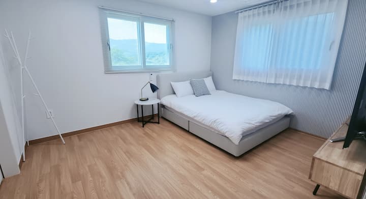 Este es el dormitorio en el primer piso