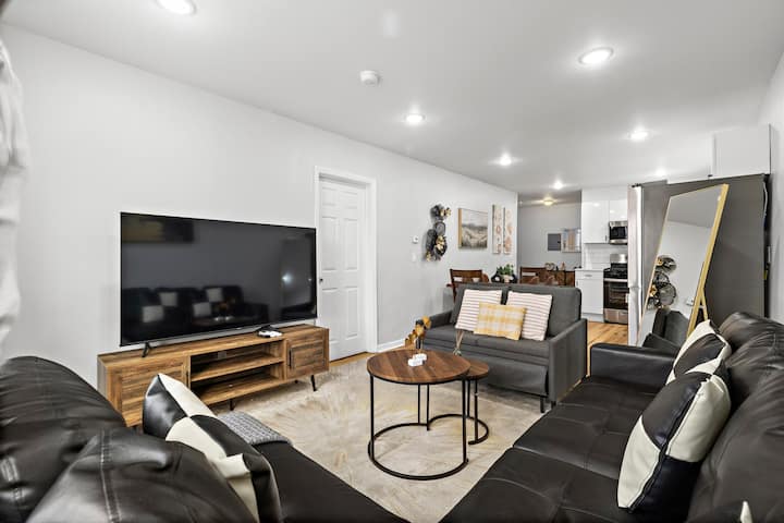 Cozy Apartment | Gym | 3-min Walk To Train To Nyc - New Jersey