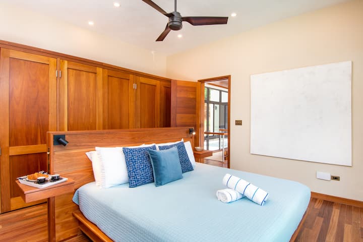 Primary bedroom, king with amazing views and private balcony