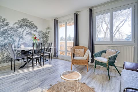 Spacious apartment - 30 min to Paris - Free parking