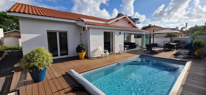 Villa 4* O'phildesflo Les Abatilles Spa Et Piscine - Arcachon