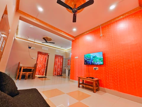 AC 3BHK Homestay,1.5 kmFromJagannathTemple+kitchen