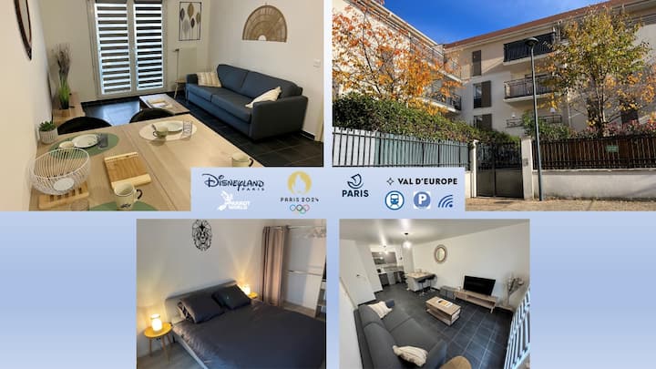 #Le Meaux' Dort Ii - 4 Pers/parking Privé/disney - Meaux