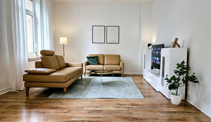 135m²-8guests*central*kitchen*balcony*parking*wifi - Lünen