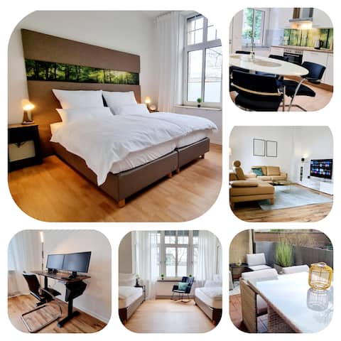 135m²-8Guests*Central*Kitchen*Balcony*Parking*WiFi