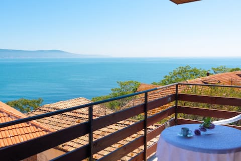 Penthouse Apartement - Balcony Sea View & Kitchen