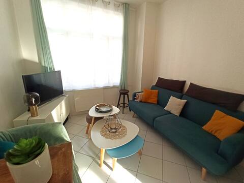 Popular Airbnb listing: Berthe Lydie Charming Sea Cottage in Fort Mahon Plage
