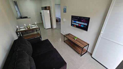 Popular Airbnb listing: New and modern apartment: between the Lagoon and the Beach in Ilha Comprida