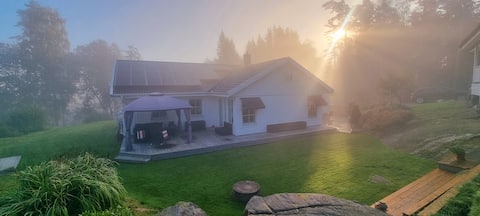 Sauna, barbecue and family-friendly villa in nature