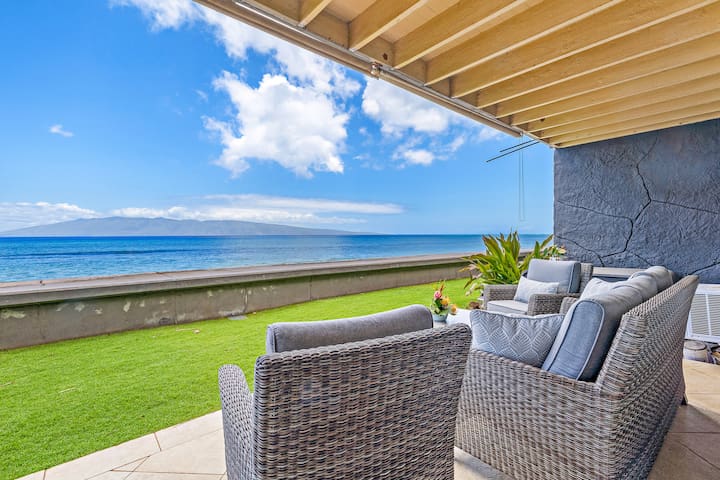 First Floor Direct Oceanfront. Steps to the Water