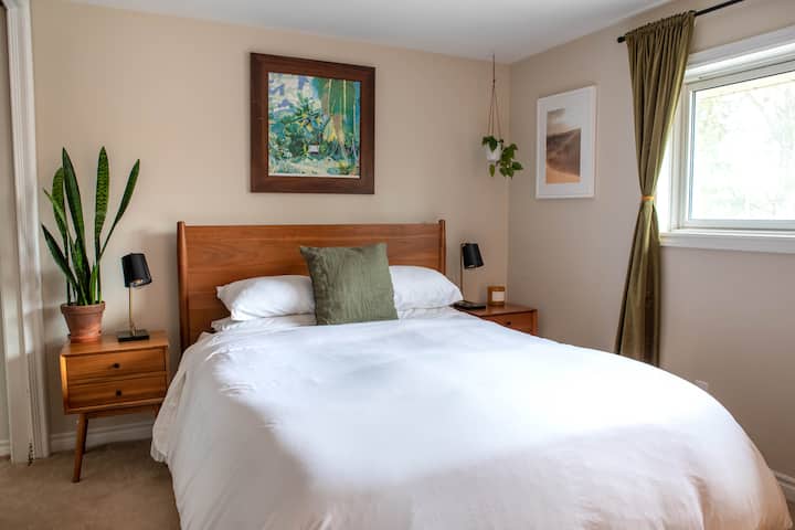 Главна спална соба со сопствена бања (спална соба бр. 1, брачен кревет (широк 150-179 см))