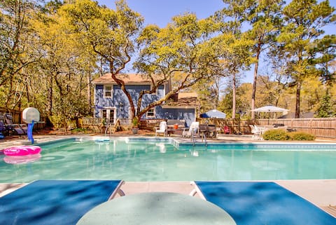 Poolside in the Pines