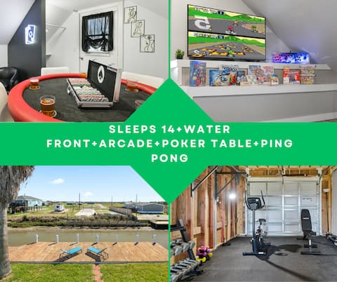King Bed+Water Front+Arcade+Poker Table+Ping Pong