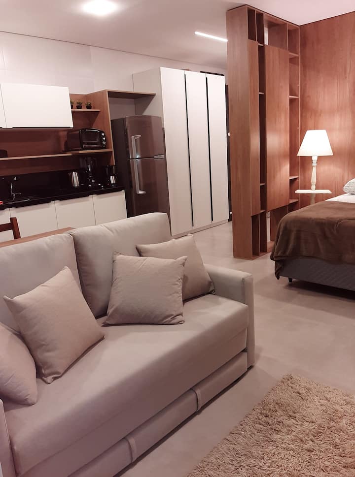 Studio Com Uma Vista Linda, Garagem E Portaria 24h - Pelotas