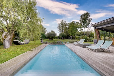 La Villa Bali - 15min from Bordeaux / Private pool