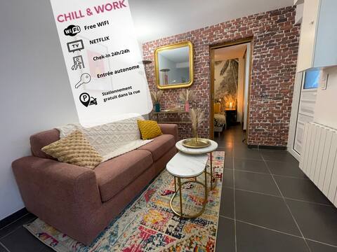 Chill & Work - T2 Cozy, Quiet & Stylish