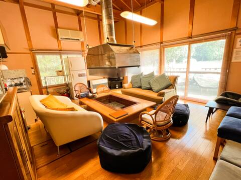 The VILLA ABASHIRI【Open air bath/IndoorBBQ/Nature】