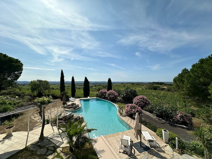 Gîte La Majorelle T3 De 92 M² + Terrasses, Jardin. - Lac du Salagou