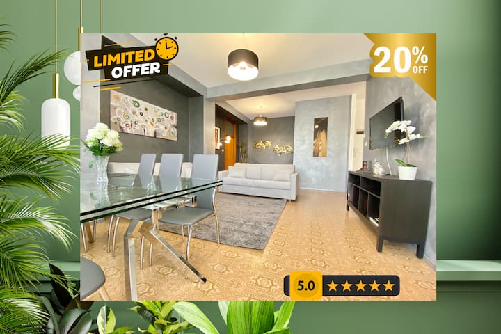 Attico Costa 17 [5 minuti a piedi dalla stazione]