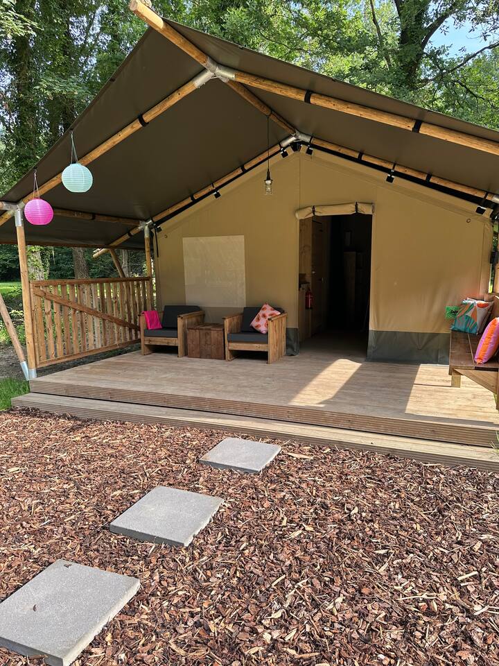 Camping De Boskant - Tente Safari 4p Sanitaires - Maastricht