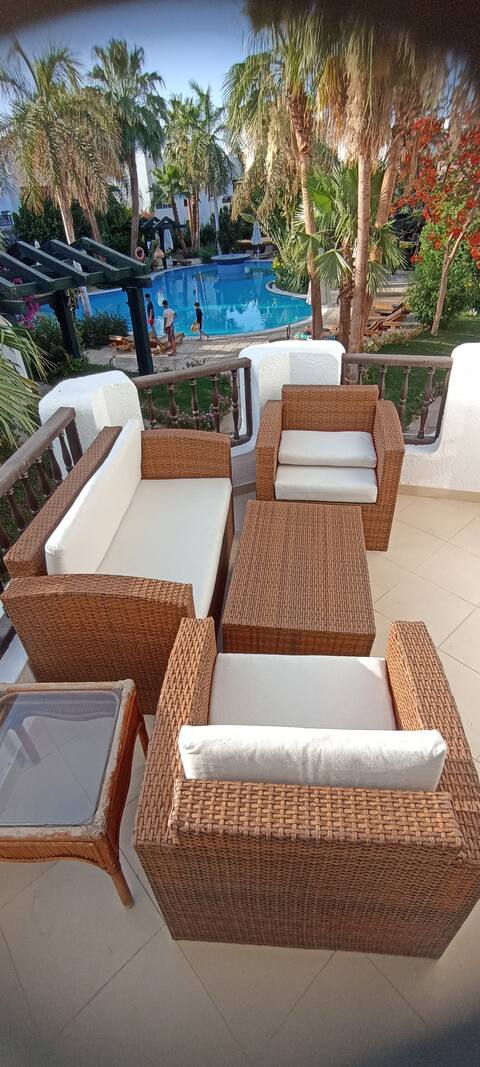 Two bedrooms apartment on Delta Sharm Resort