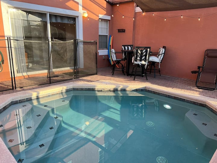Free  Pool Heat 3 Bedroom House Near Disney - Level Up, Kissimmee