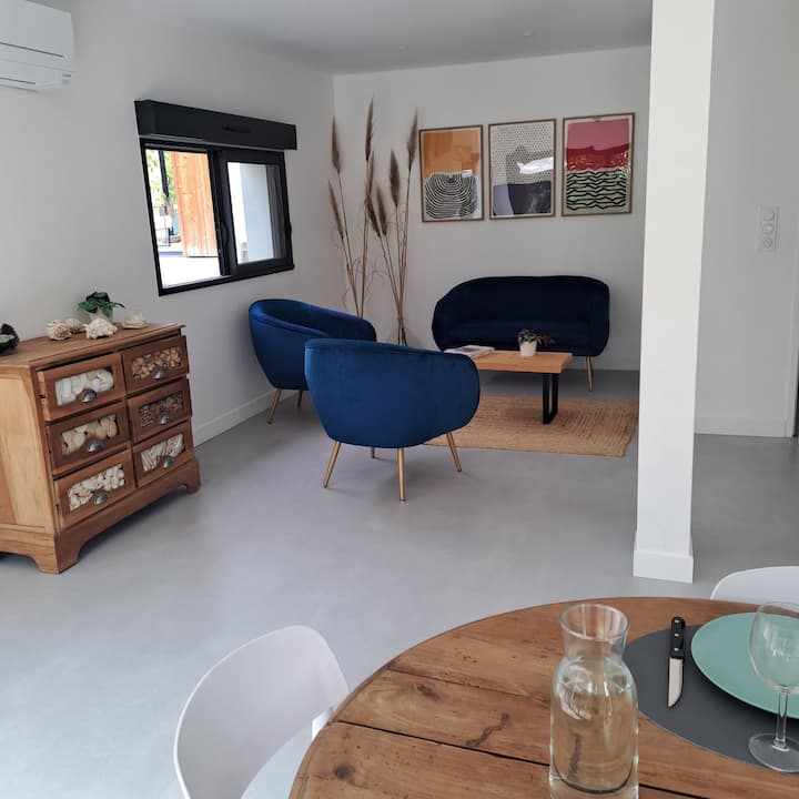 Villa L'agréou Avec Piscine, Plage, Surf, Golf - Seignosse