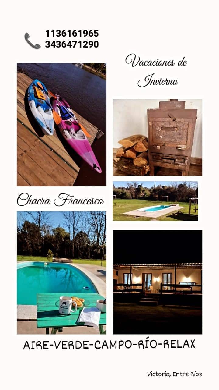 Chalet Con Pileta Y Parrilla, Ideal Descanso. - Victoria, Argentina