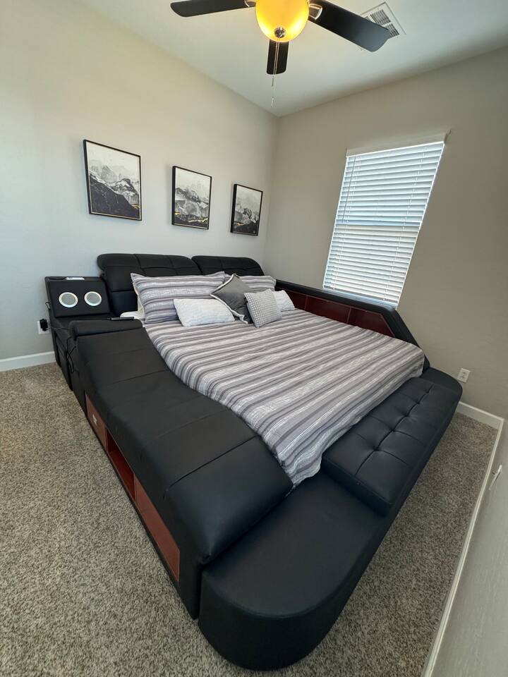 Spálňa na treťom poschodí