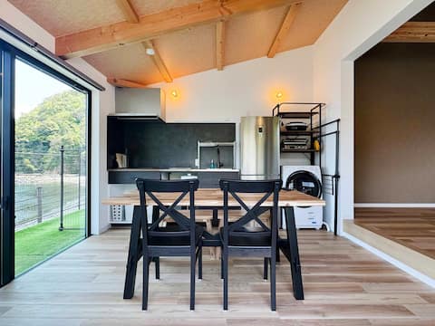Pet-friendly villa with hot springs. There is a bathtub for pets! (C-2)
