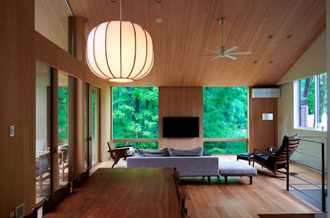 Forest Wellness Retreat with Private Sauna