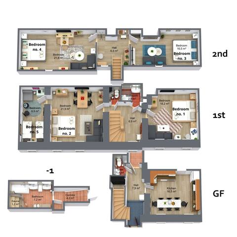 The Bookhouse, 5-bedroom by Prague Castle gallery image 3