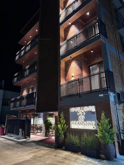2 BHK ss coco nest service apartment flats