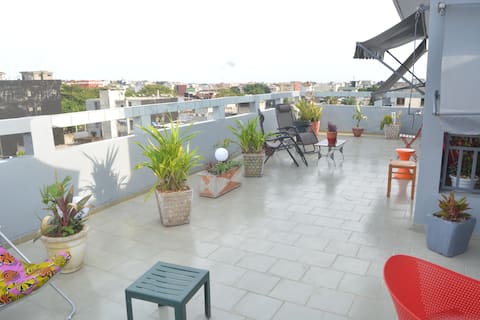 Large penthouse with balcony