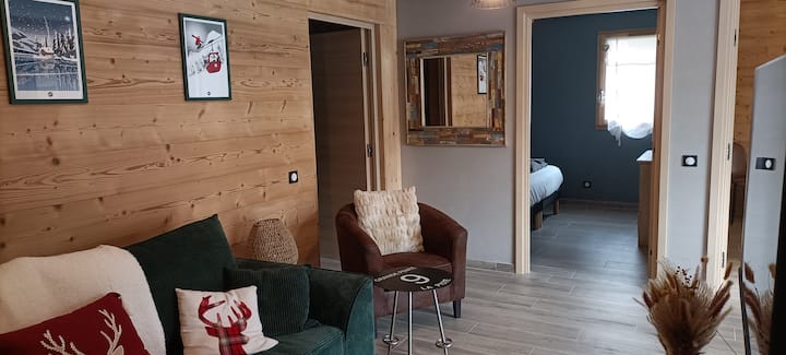 Bel Appartement Bas De Chalet 4p, Jacuzzi, 3 Lits - Le Grand-Bornand