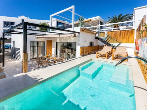 Villa Sunrise · Heatable Pool · Near Beach & Surf