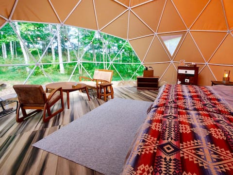 Glamping Hideaway Dome at the Foot of Mt. Yotei