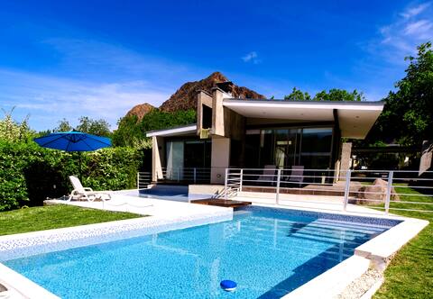 Exclusive Mountain Chalet with Pool and Waterfall