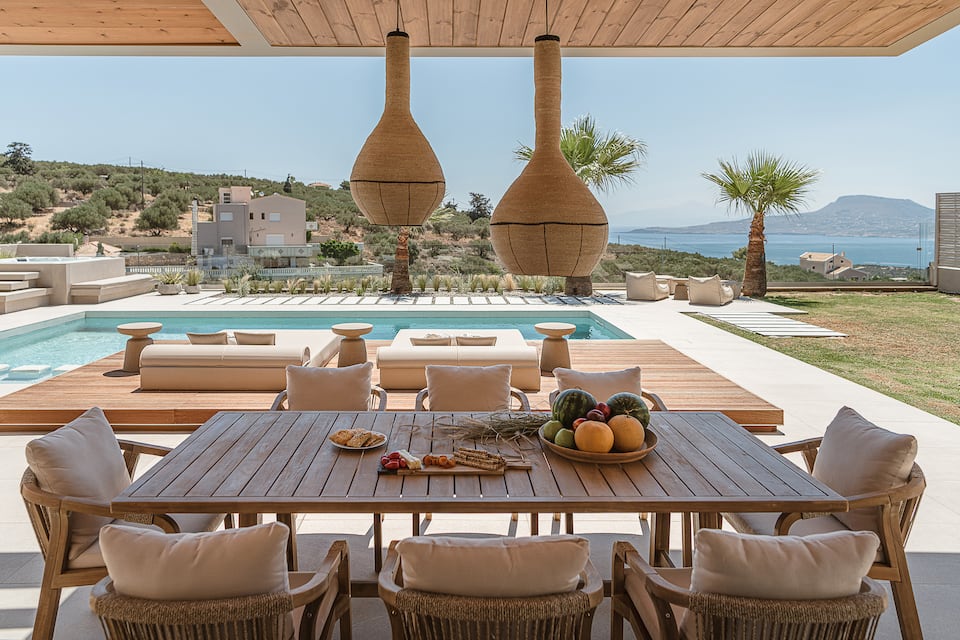 Villa Niolos I, above Souda Bay, Sternes, Crete, Greece, photo 5 of 10