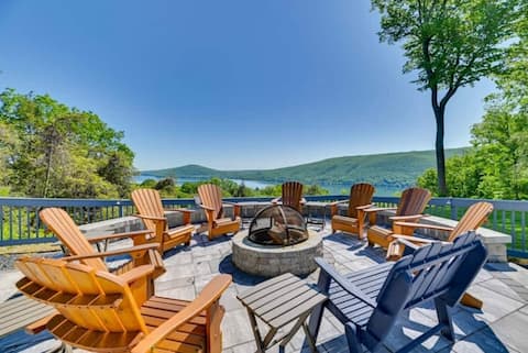 153) Finger Lakes - Lake View Home Near Ski Resort