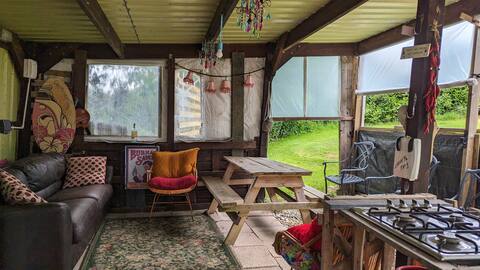 Successful Airbnb property: Bell tents in North Devon with a sea view in Berrynarbor