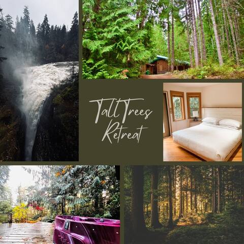TallTrees Retreat-Waterfalls/Hot Tub/Wood stove