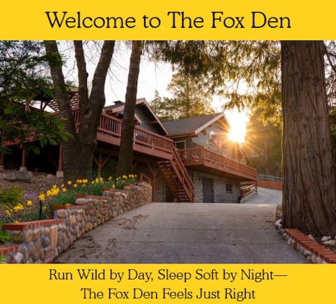 The Fox Den|Large Entertaining Cabin For Families