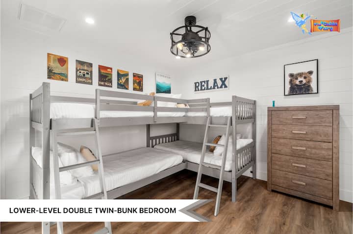 Lower-Level Double Twin-Bunk Bedroom